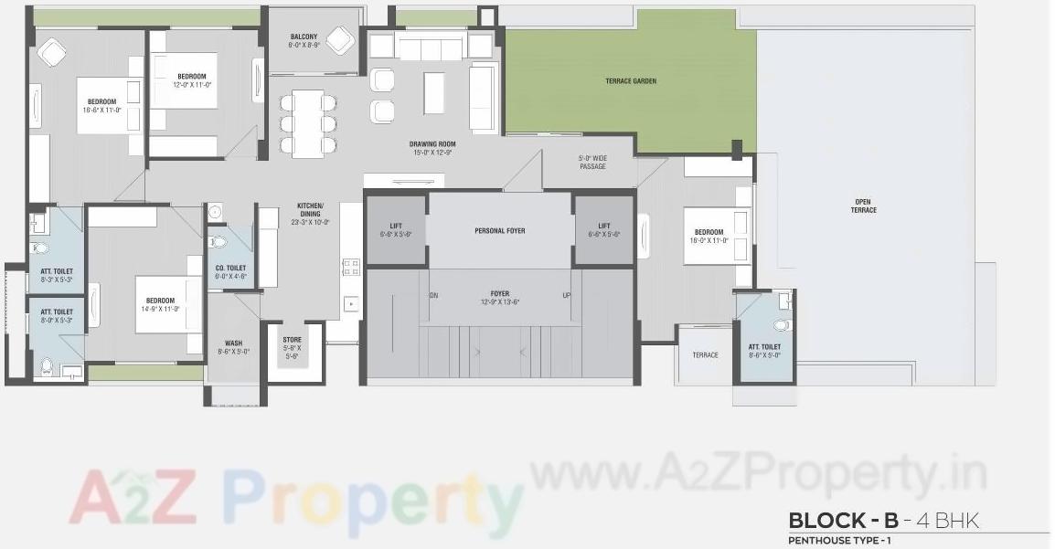 Layout of real estate project Awadh Prangan located at Ahmedabad, Ahmedabad, Gujarat