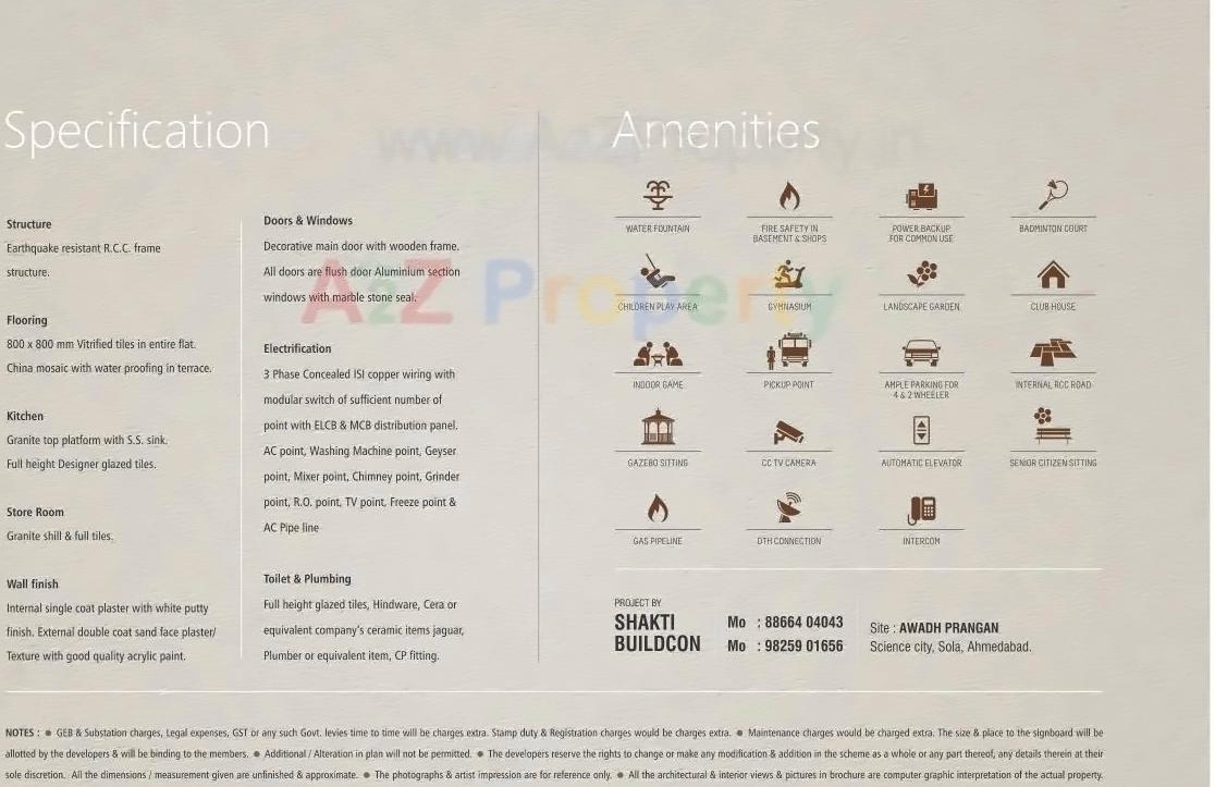  of real estate project Awadh Prangan located at Ahmedabad, Ahmedabad, Gujarat