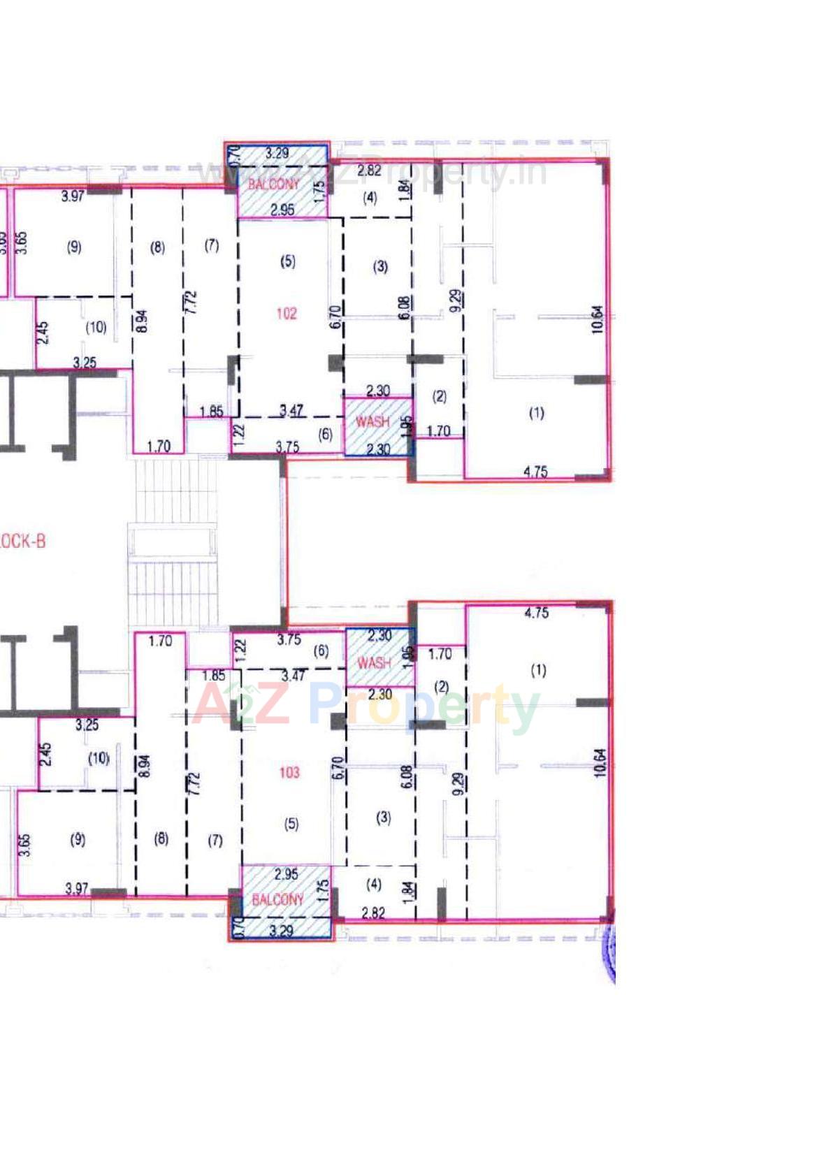 Layout of real estate project Ayaan located at Bodakdev, Ahmedabad, Gujarat