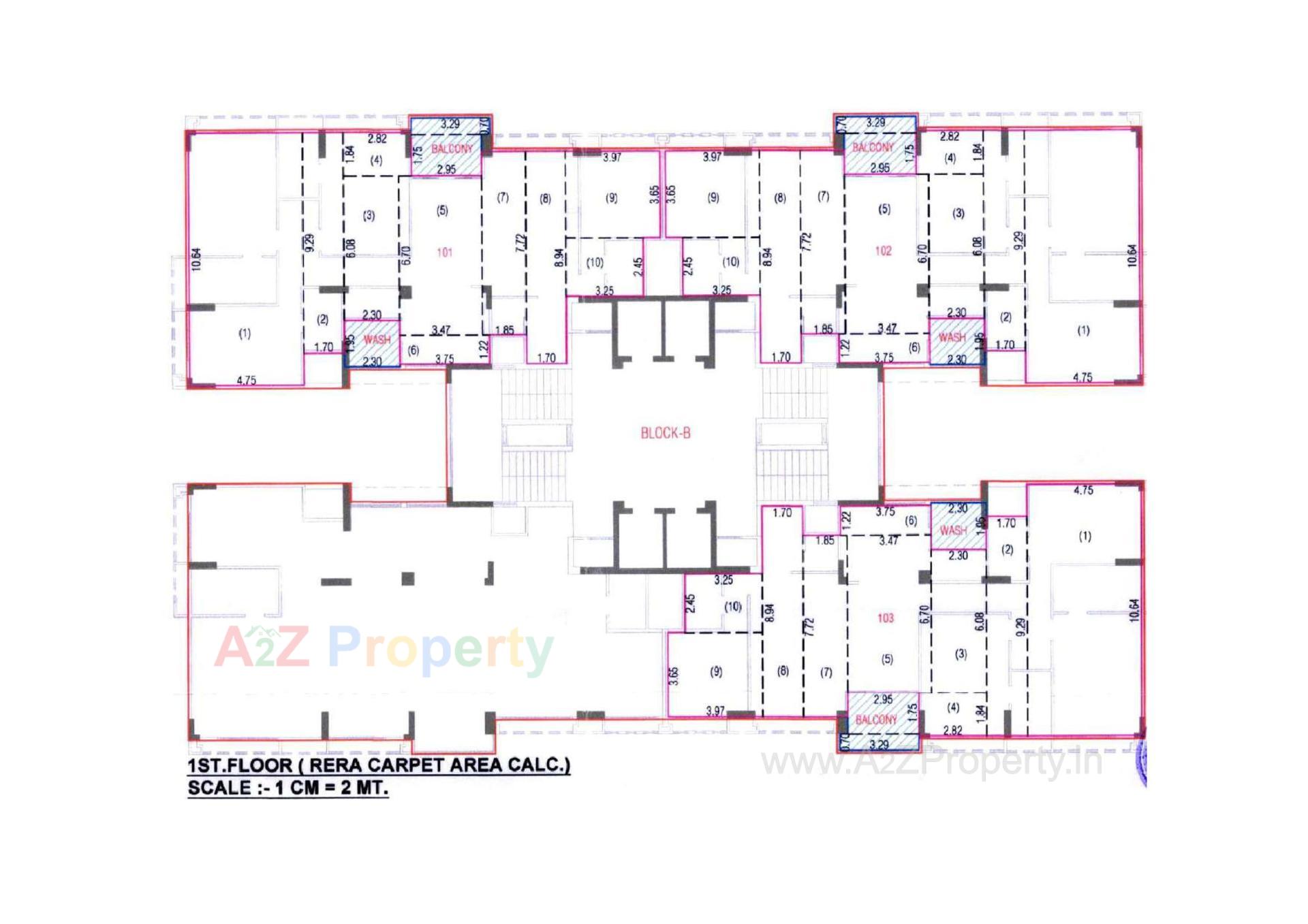 Layout of real estate project Ayaan located at Bodakdev, Ahmedabad, Gujarat
