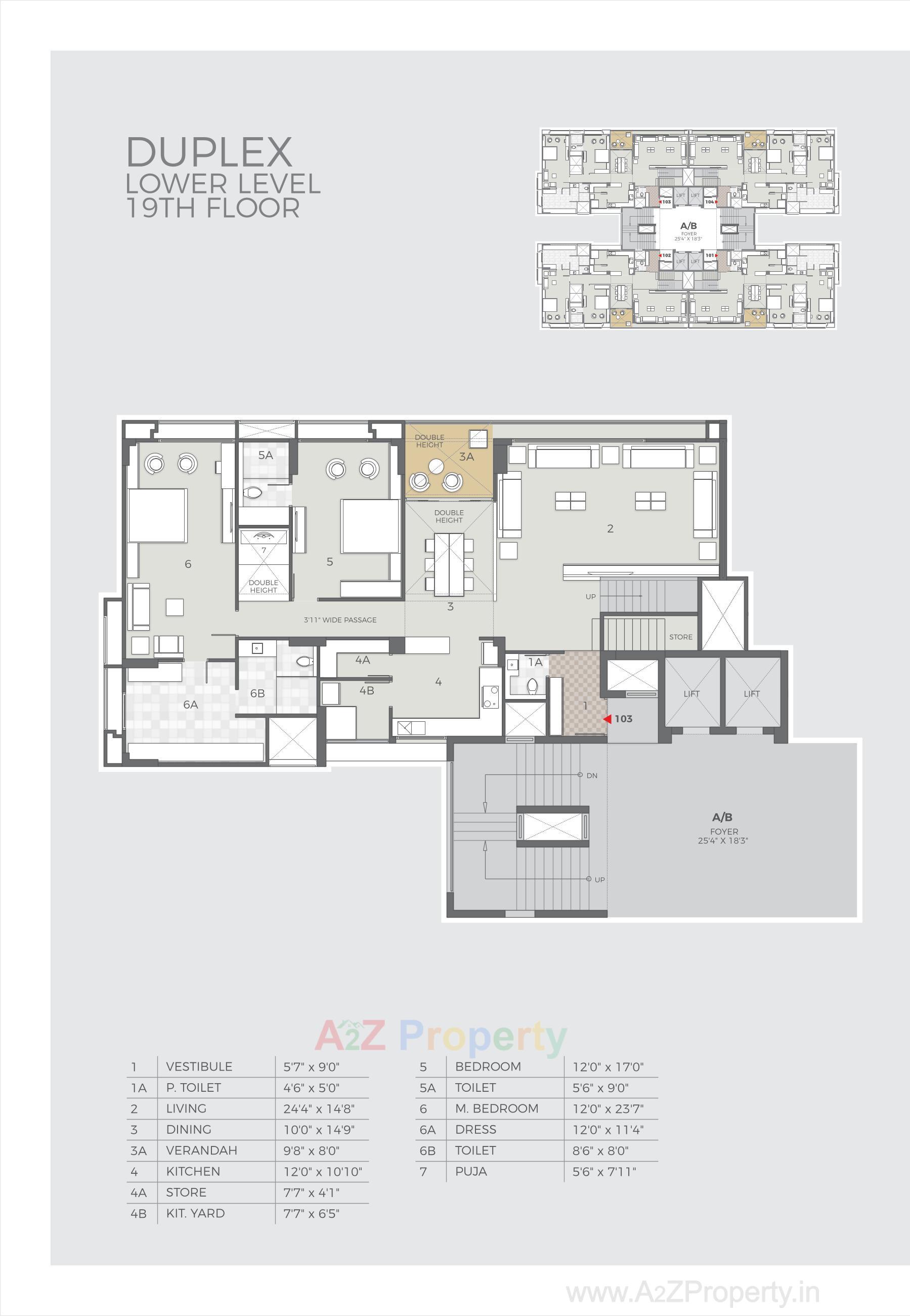 Layout of real estate project Ayaan located at Bodakdev, Ahmedabad, Gujarat