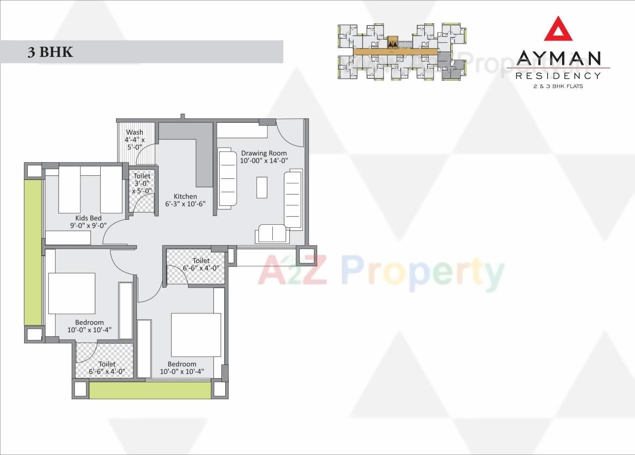 Layout of real estate project Ayman Residency located at Sarkhej, Ahmedabad, Gujarat