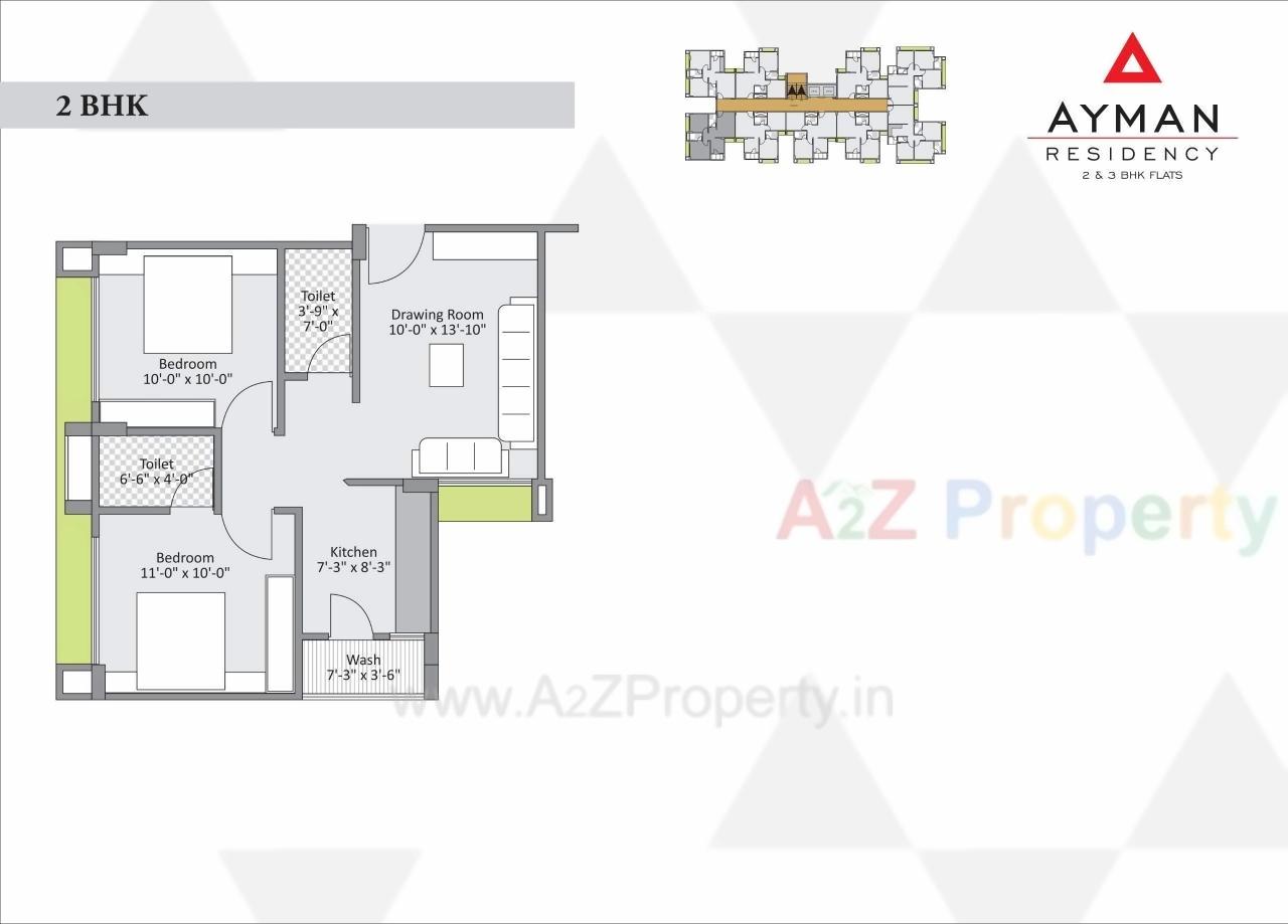Layout of real estate project Ayman Residency located at Sarkhej, Ahmedabad, Gujarat