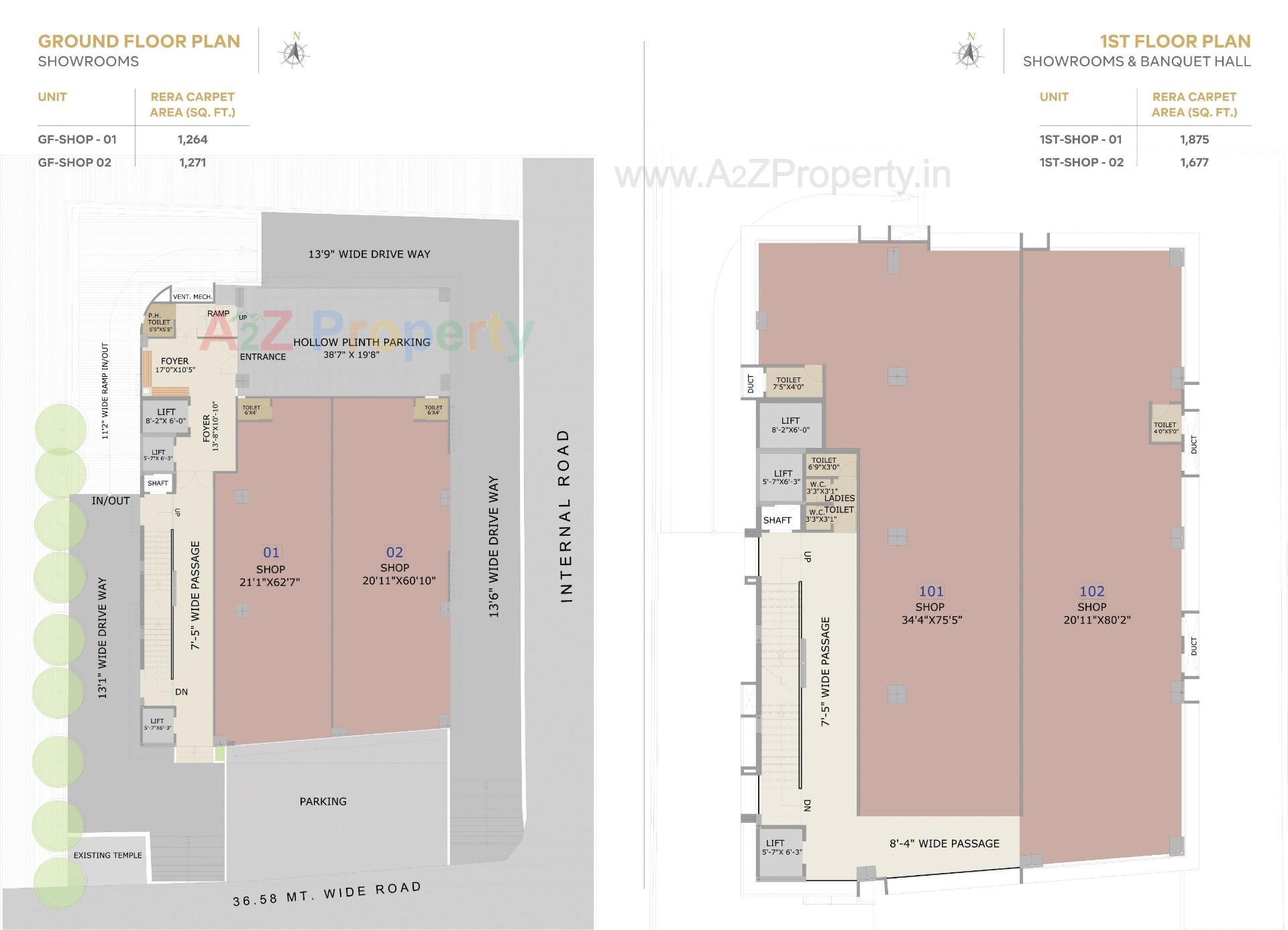 Layout of real estate project Ayushyaman Icon located at Paldi, Ahmedabad, Gujarat