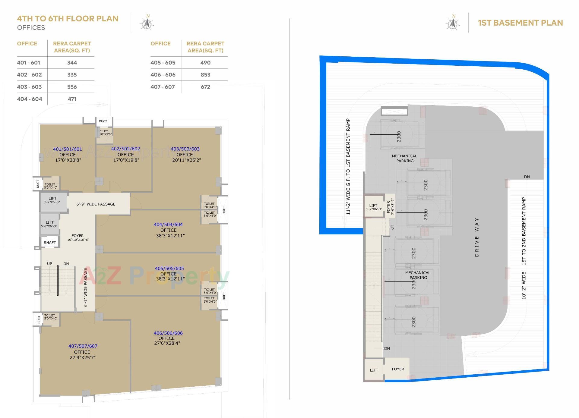 Layout of real estate project Ayushyaman Icon located at Paldi, Ahmedabad, Gujarat