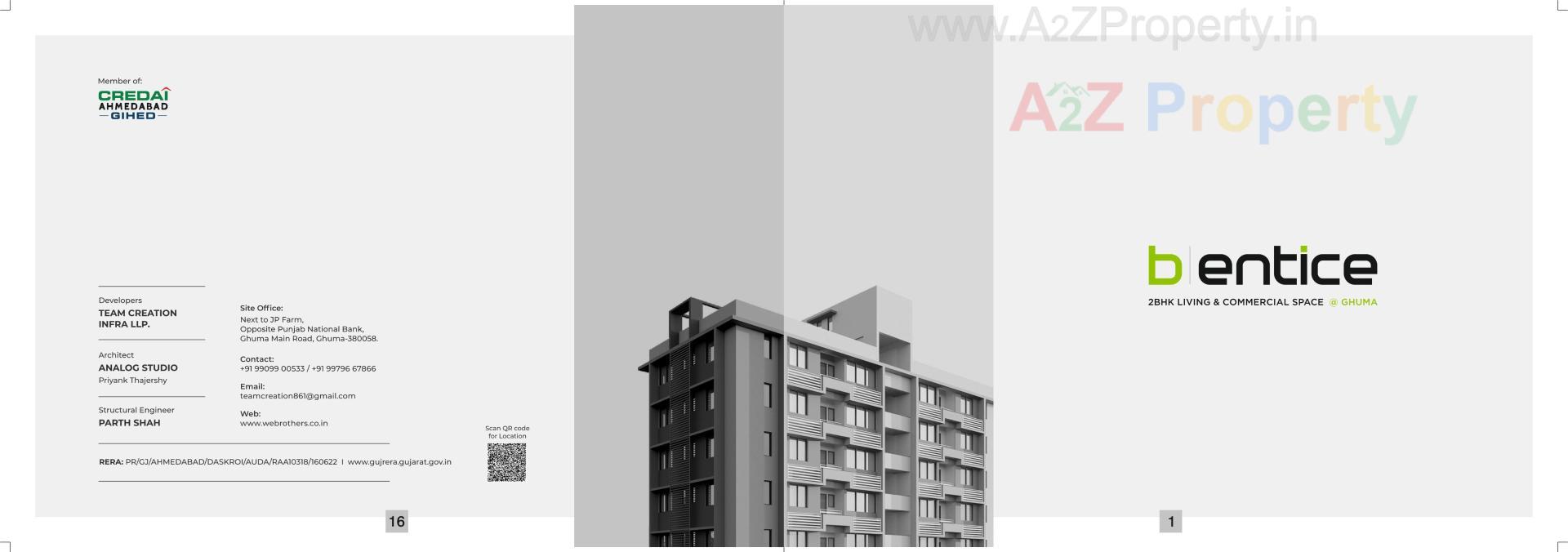  of real estate project B/entice located at Ghuma, Ahmedabad, Gujarat