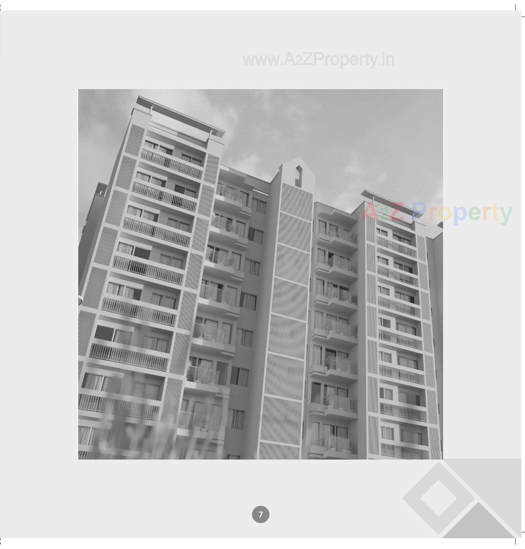 3D Elevation of real estate project B / Ethics located at Ghuma, Ahmedabad, Gujarat