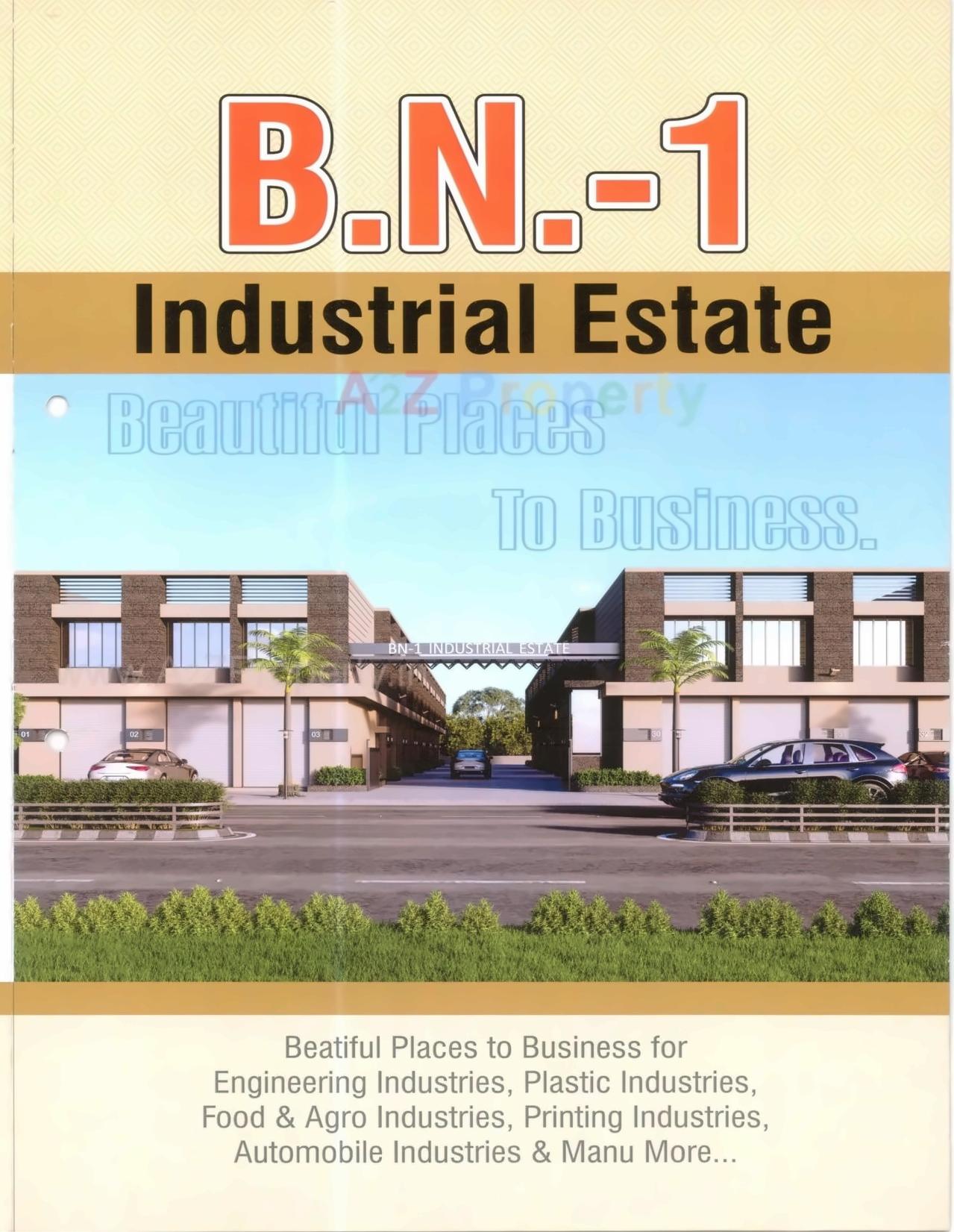 3D Elevation of real estate project B N  Industrial Estate located at Nikol, Ahmedabad, Gujarat