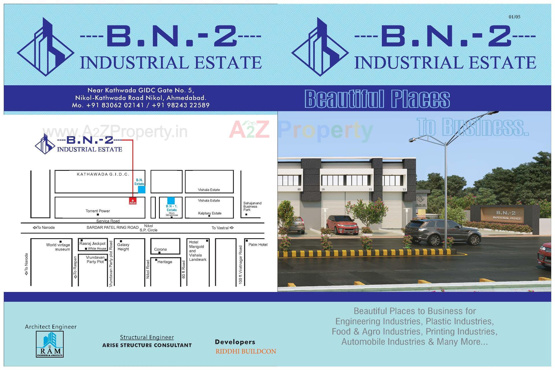  of real estate project B N   Industrial Estate located at Nikol, Ahmedabad, Gujarat