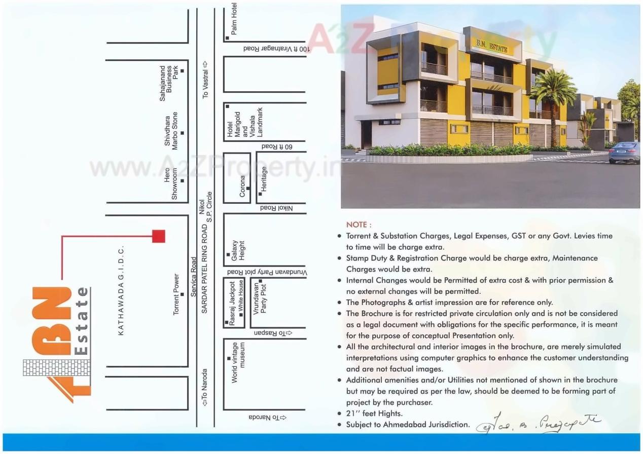  of real estate project B N Estate located at Nikol, Ahmedabad, Gujarat
