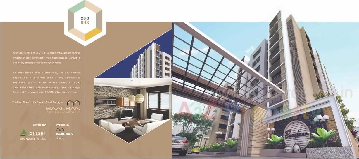 3D Elevation of real estate project Baagban Residency located at City, Ahmedabad, Gujarat