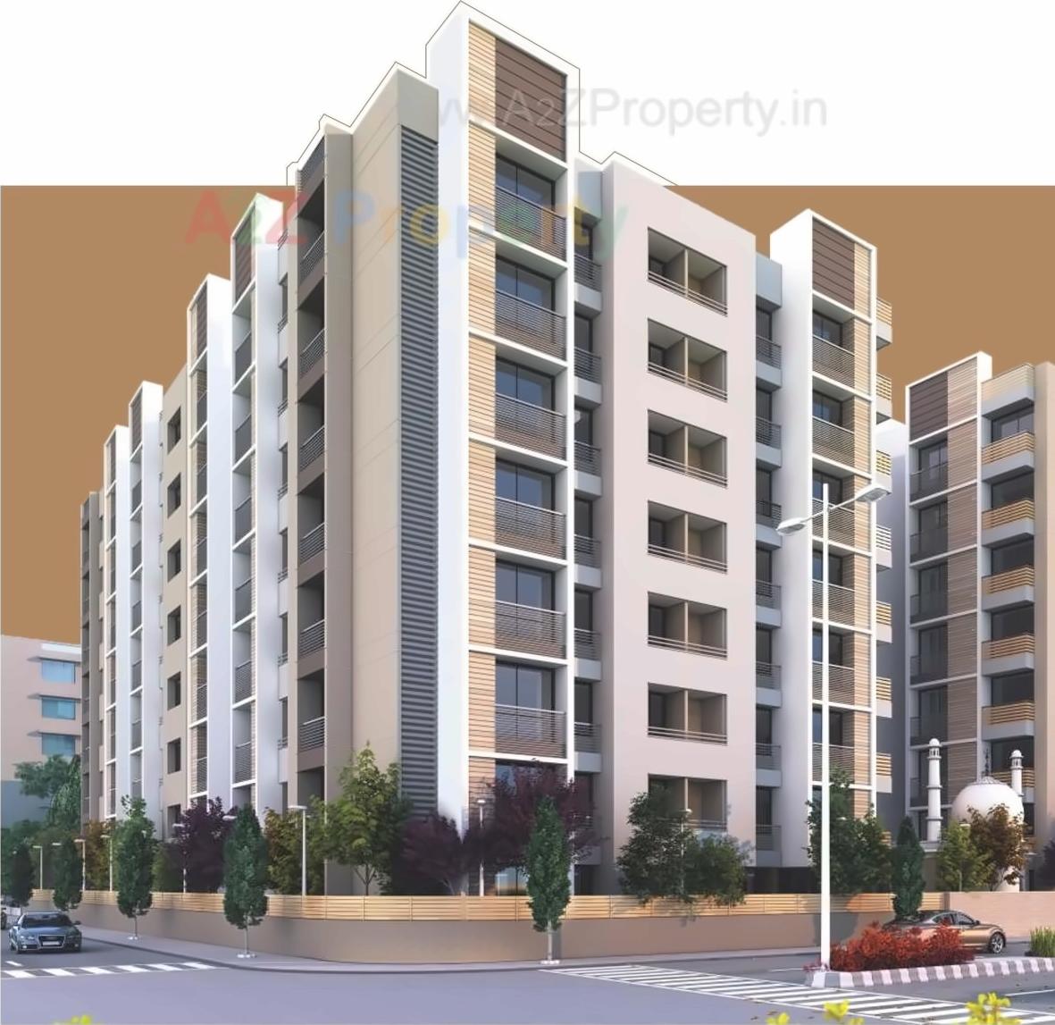 3D Elevation of real estate project Baagban Residency located at City, Ahmedabad, Gujarat