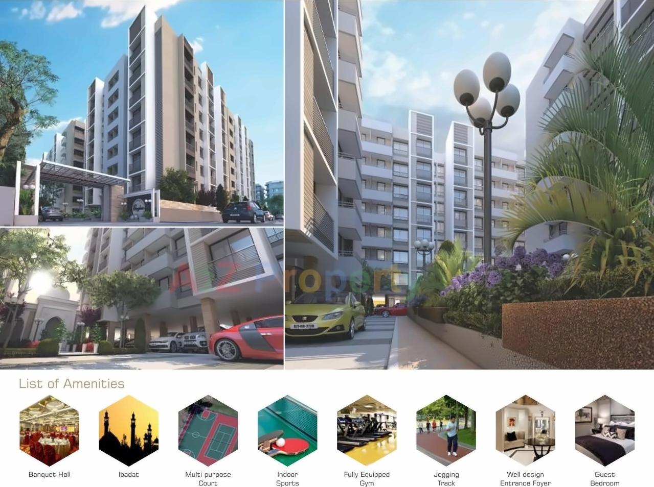 3D Elevation of real estate project Baagban Residency located at City, Ahmedabad, Gujarat