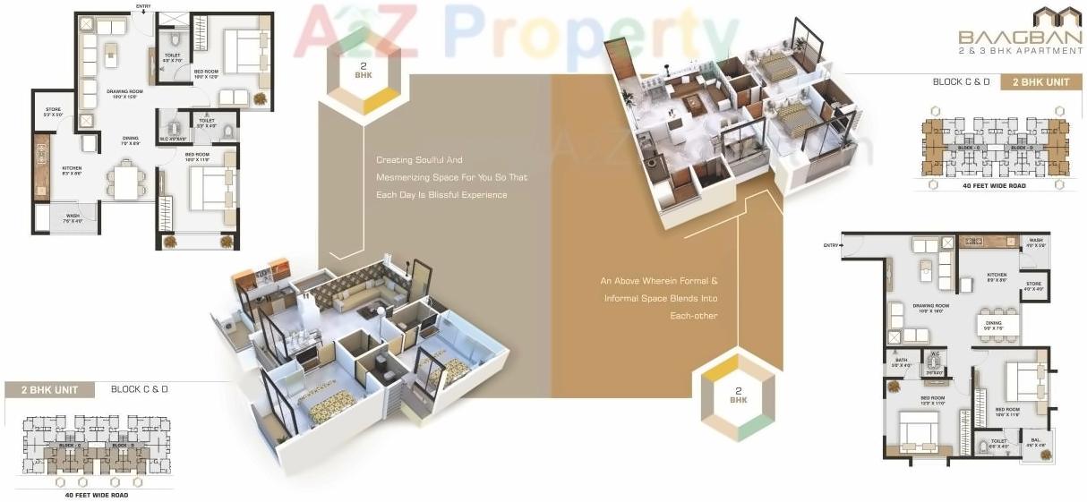 Layout of real estate project Baagban Residency located at City, Ahmedabad, Gujarat