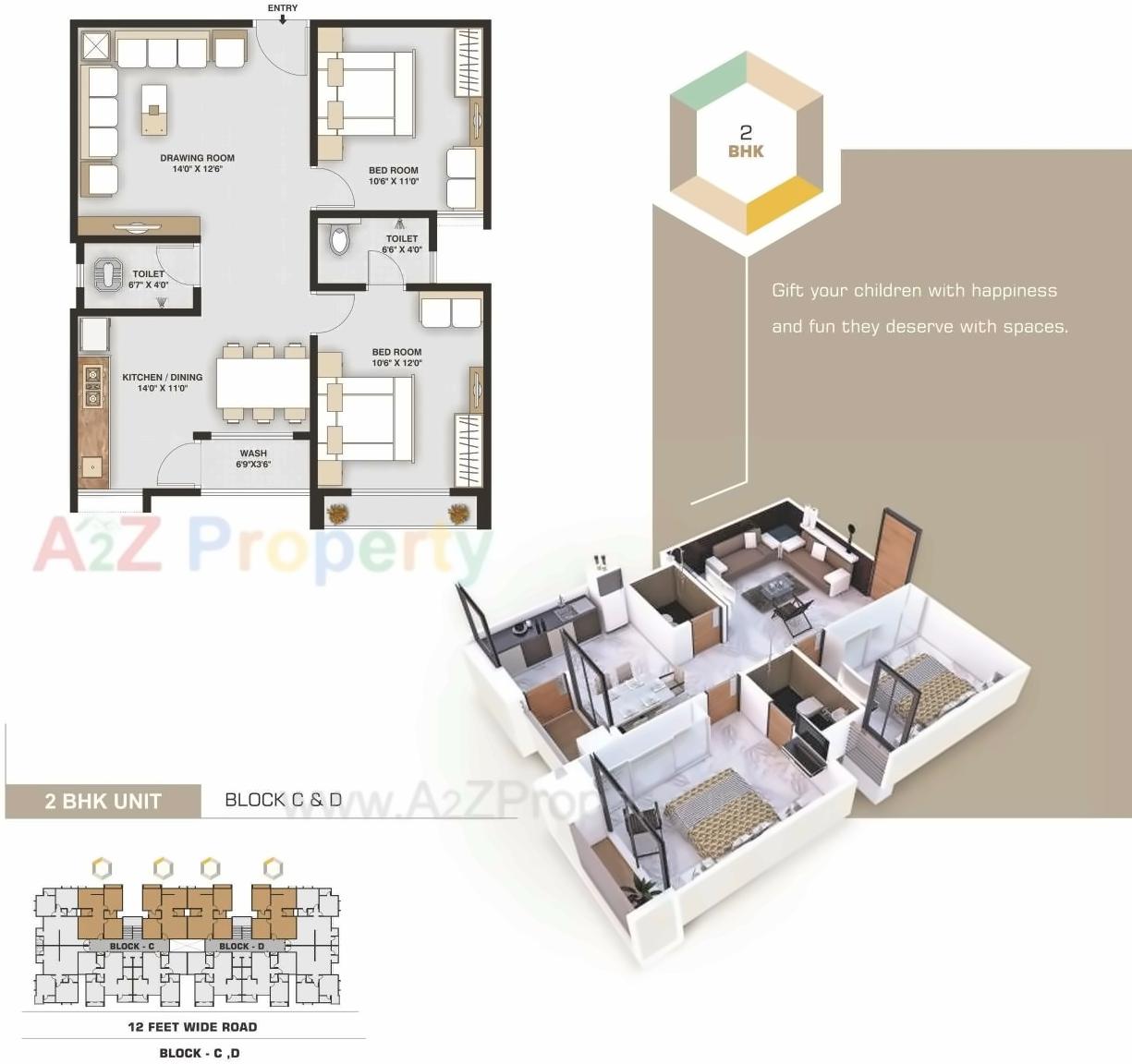 Layout of real estate project Baagban Residency located at City, Ahmedabad, Gujarat