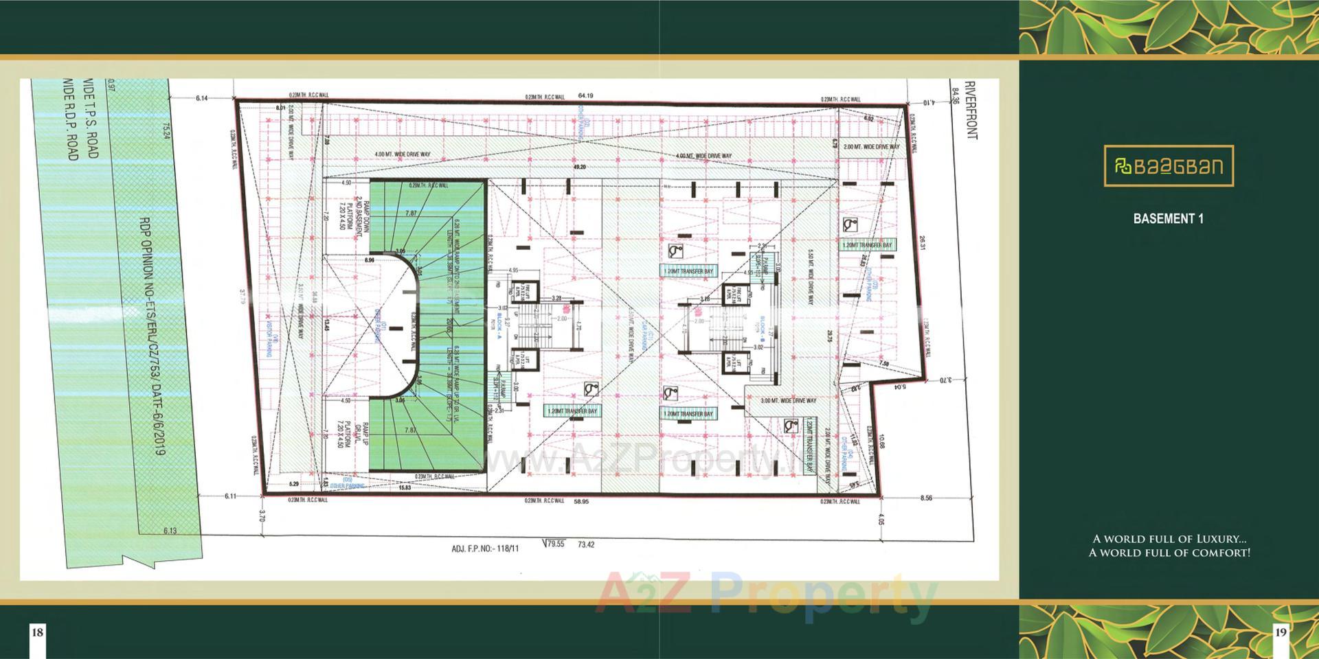 Layout of real estate project Baagban located at Khanpur, Ahmedabad, Gujarat