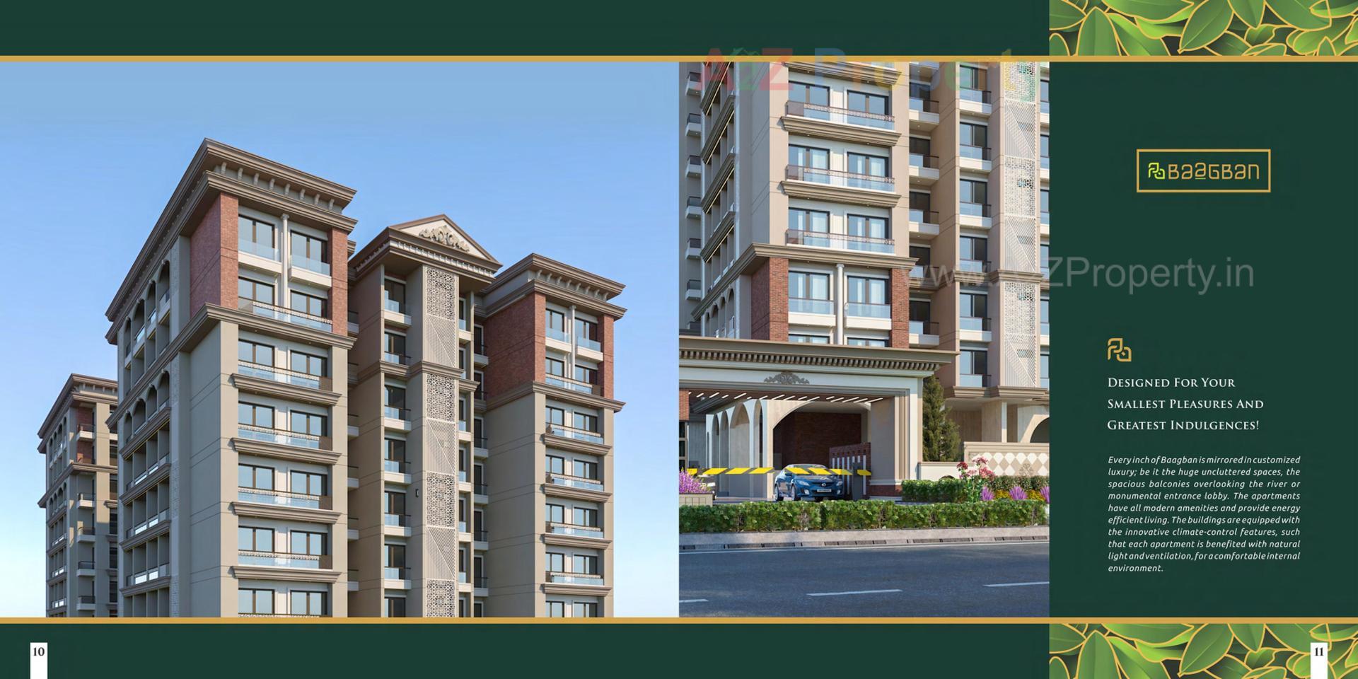 3D Elevation of real estate project Baagban located at Khanpur, Ahmedabad, Gujarat