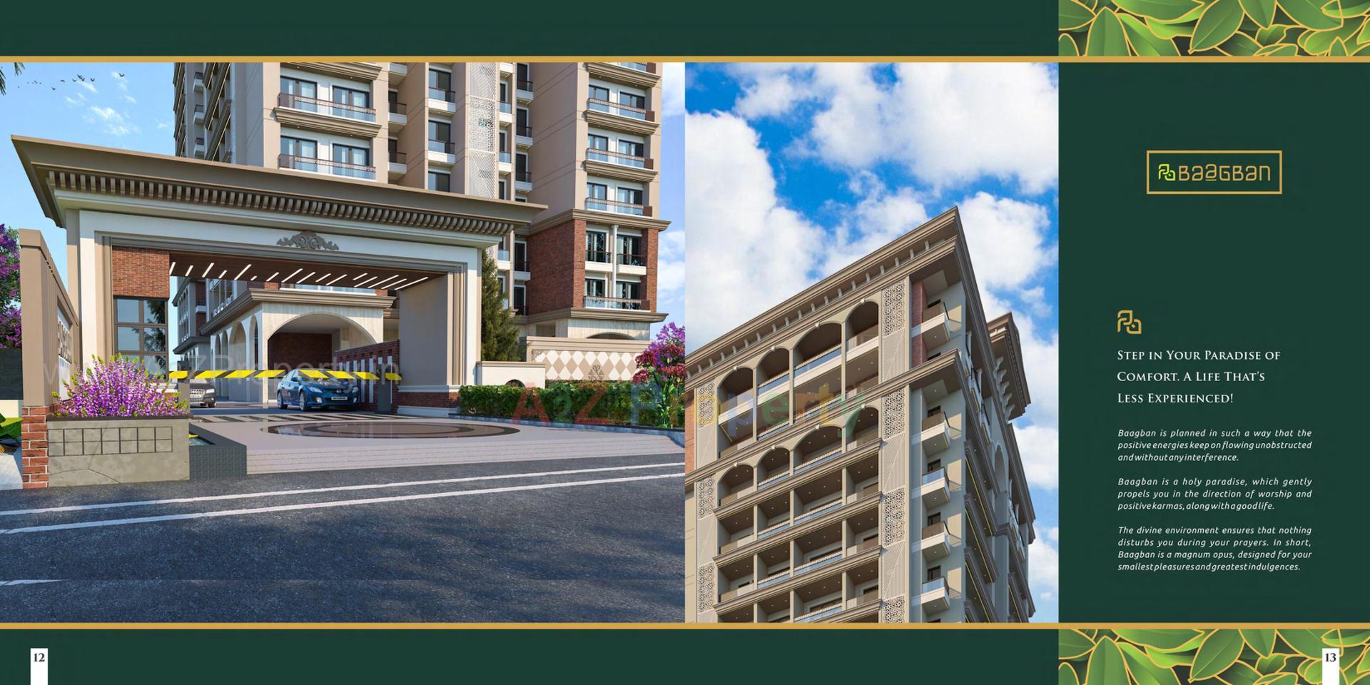 3D Elevation of real estate project Baagban located at Khanpur, Ahmedabad, Gujarat