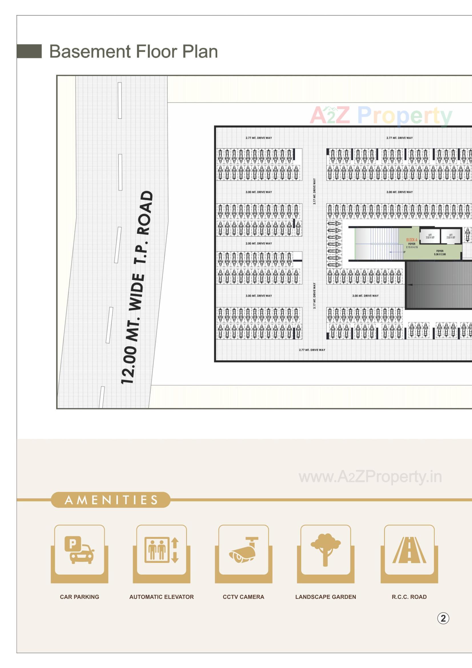 Layout of real estate project Balaji Residency located at Kathwada, Ahmedabad, Gujarat
