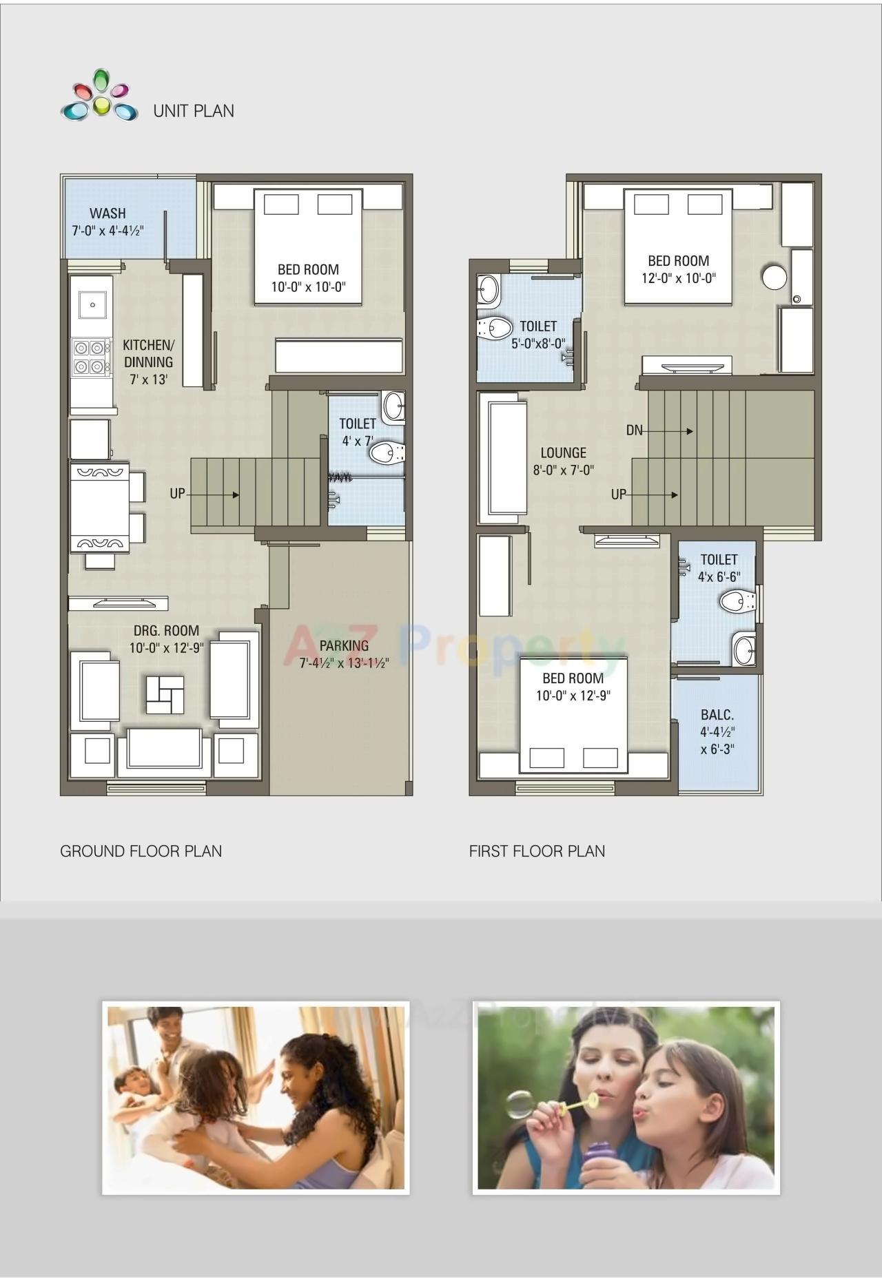 Layout of real estate project Balleshwar Homes located at Hathijan, Ahmedabad, Gujarat