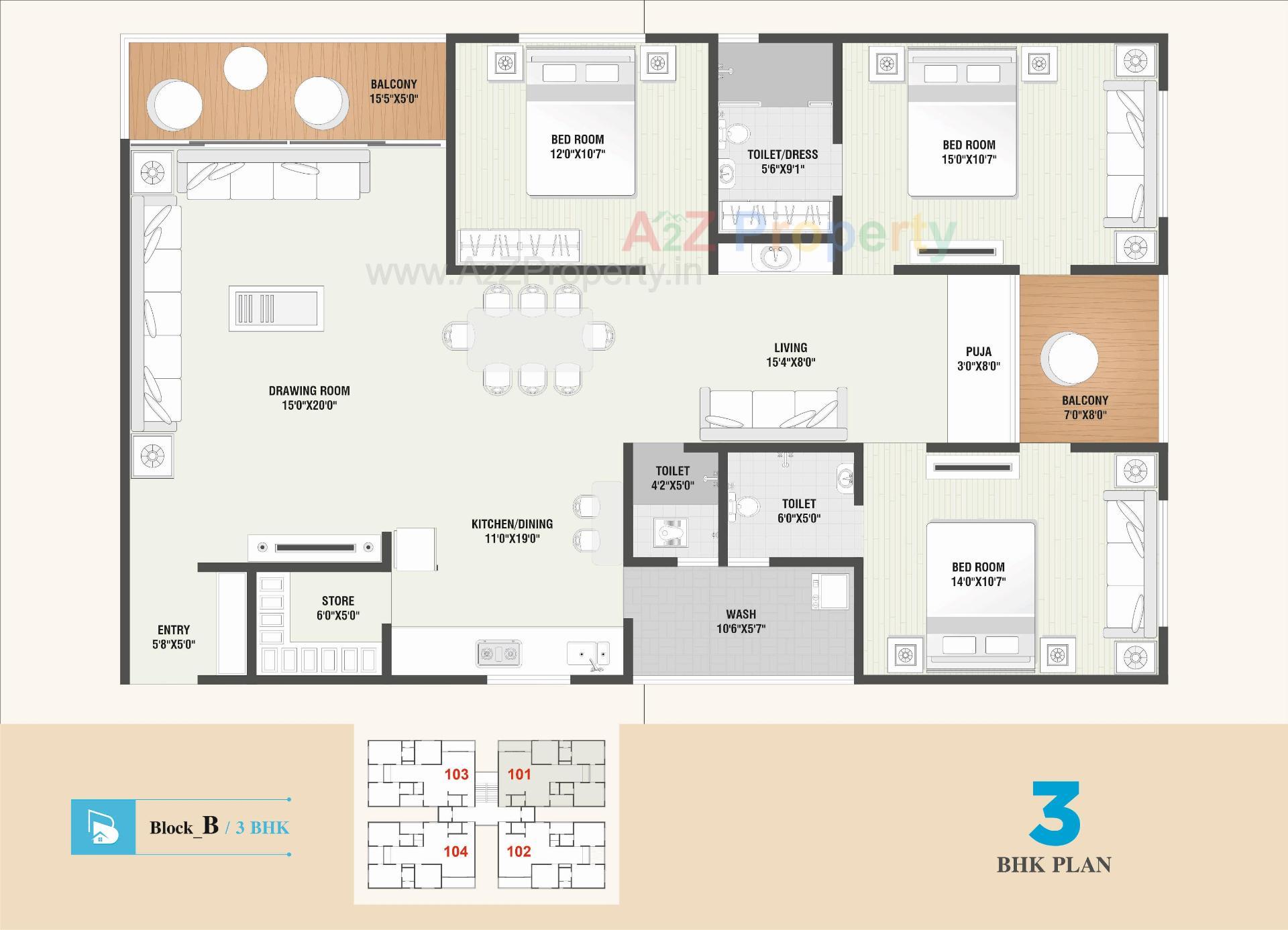 Layout of real estate project Balmukund Crysta located at Nikol, Ahmedabad, Gujarat