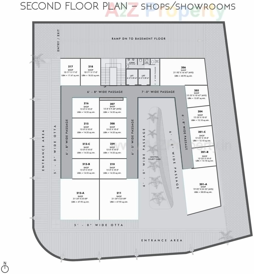 Layout of real estate project Bapunagar One located at Naroda, Ahmedabad, Gujarat