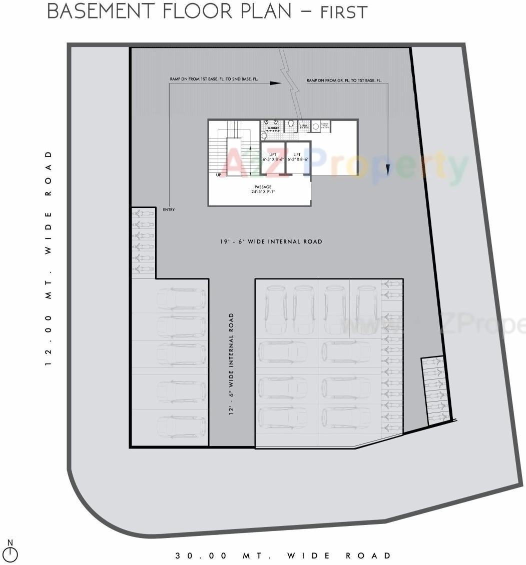 Layout of real estate project Bapunagar One located at Naroda, Ahmedabad, Gujarat