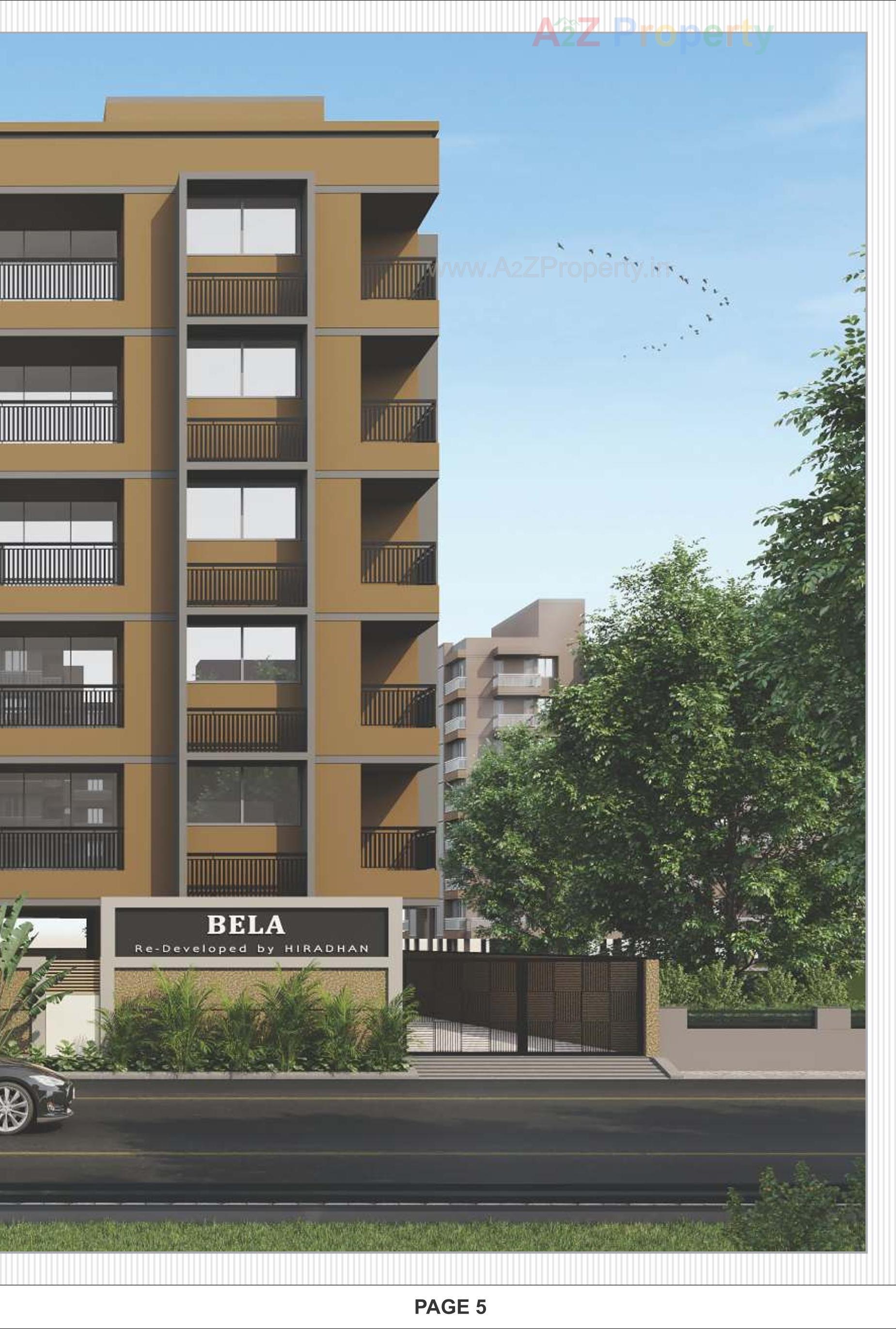 3D Elevation of real estate project Bela Apartment located at Paldi, Ahmedabad, Gujarat