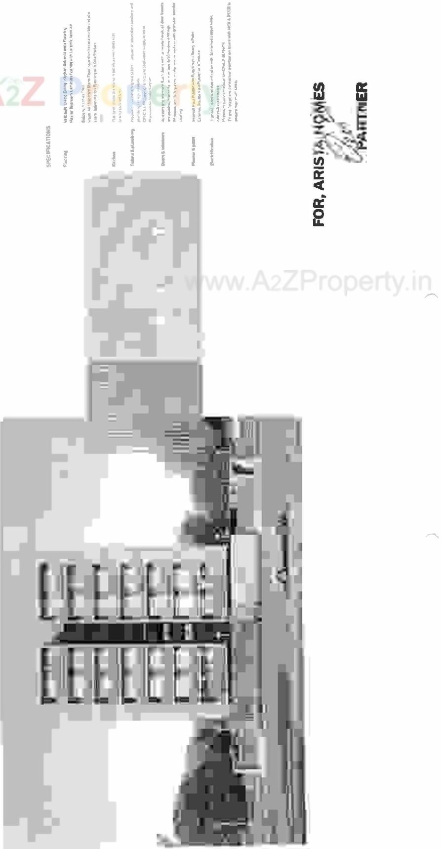 Layout of real estate project Belvista located at Ambli, Ahmedabad, Gujarat