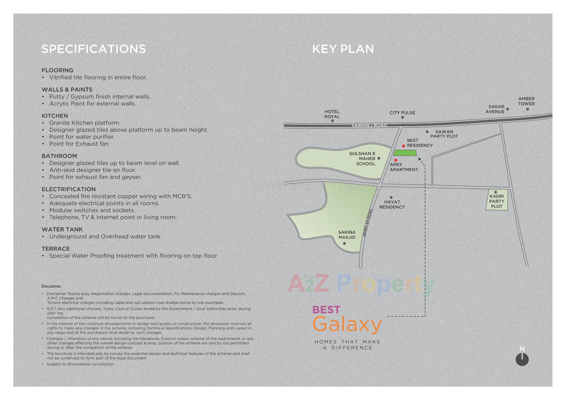  of real estate project Best Galaxy located at Makarba, Ahmedabad, Gujarat