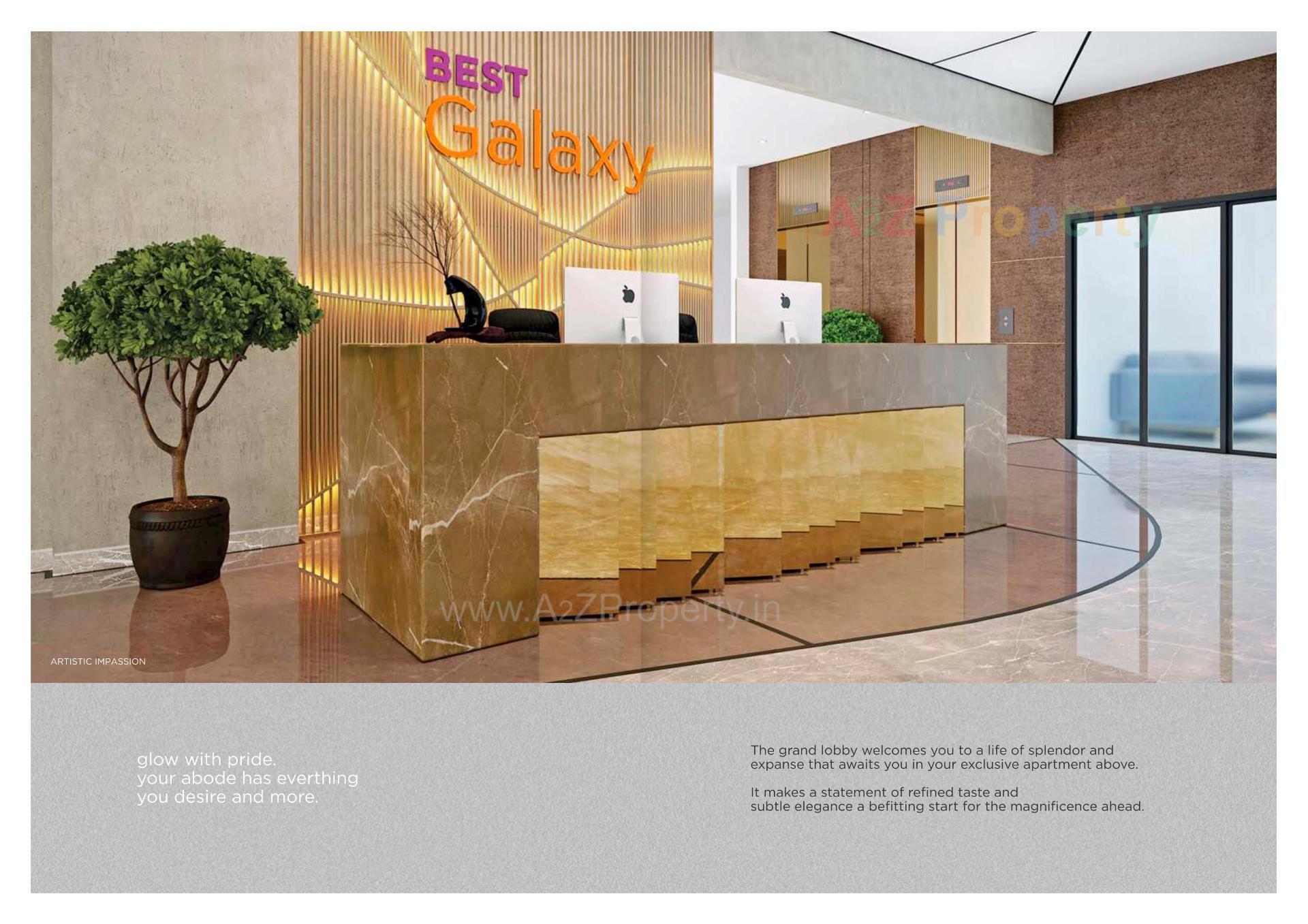 3D Elevation of real estate project Best Galaxy located at Makarba, Ahmedabad, Gujarat