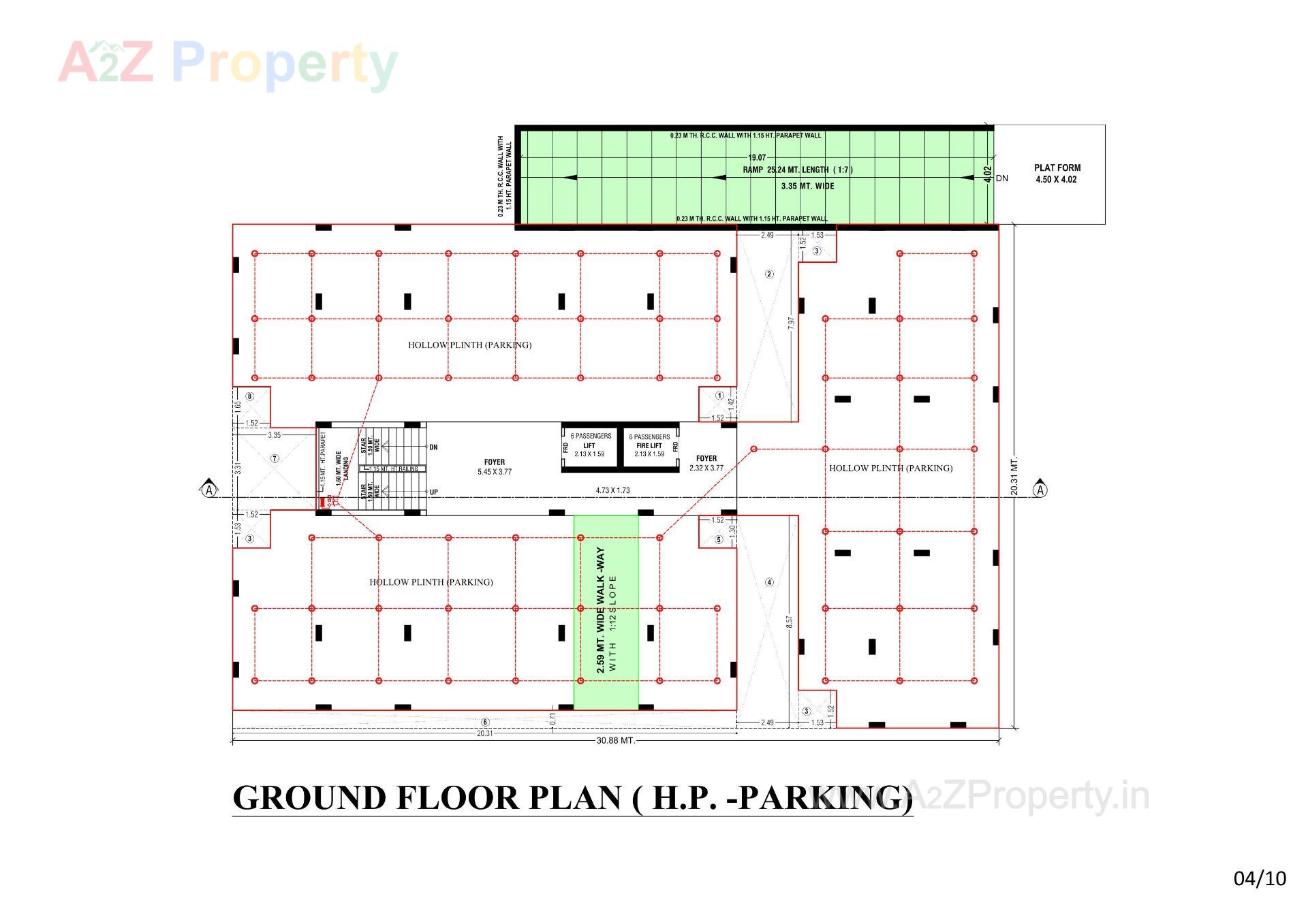 Layout of real estate project Best Qalb located at Okaf, Ahmedabad, Gujarat