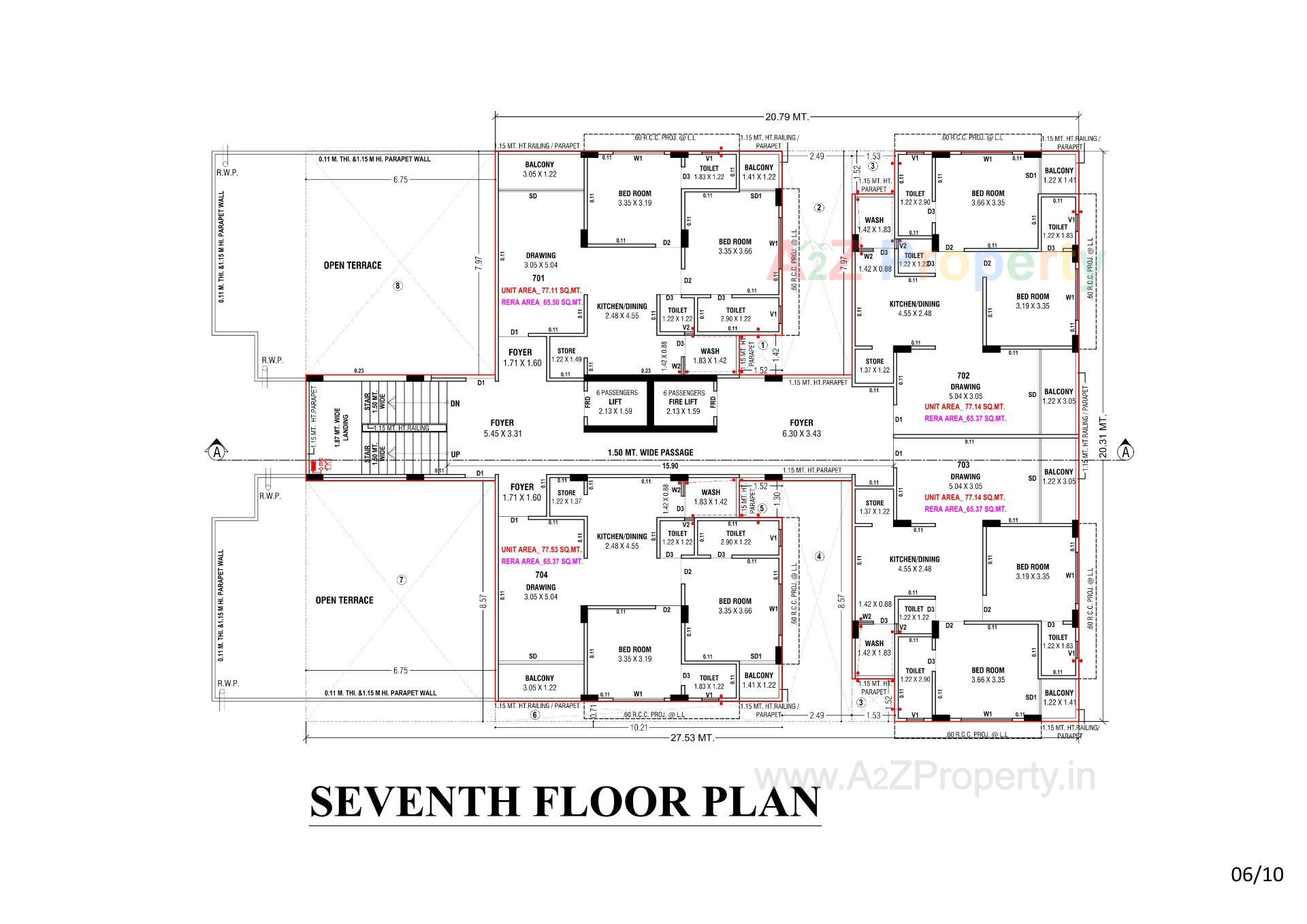 Layout of real estate project Best Qalb located at Okaf, Ahmedabad, Gujarat