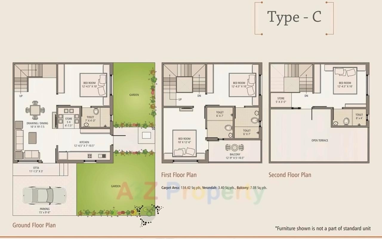 Layout of real estate project Bhagirath Habitat located at City, Ahmedabad, Gujarat