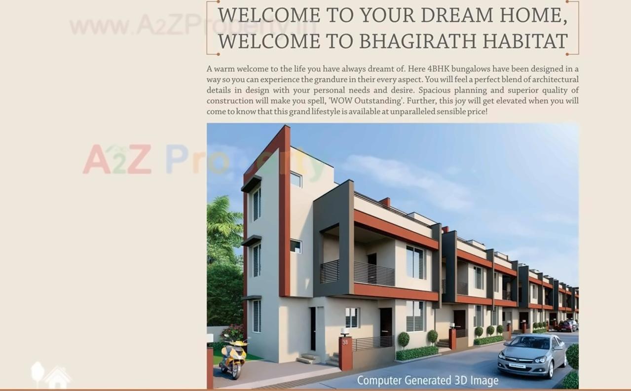 3D Elevation of real estate project Bhagirath Habitat located at City, Ahmedabad, Gujarat