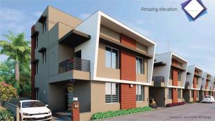 Elevation of real estate project Bhagirath Serenity located at Lambha, Ahmedabad, Gujarat