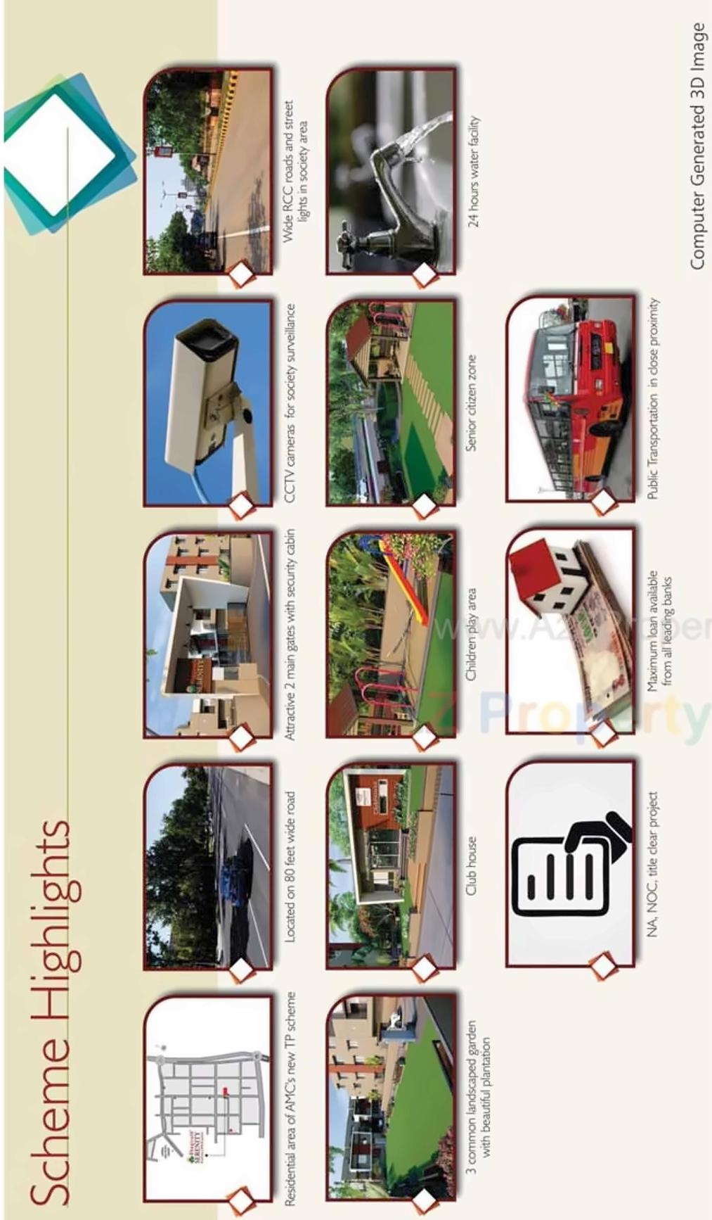  of real estate project Bhagirath Serenity located at Lambha, Ahmedabad, Gujarat