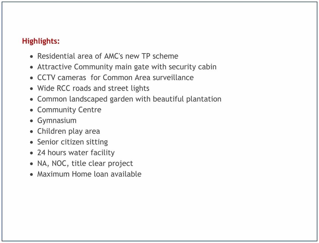  of real estate project Bhagirath South Park located at Lambha, Ahmedabad, Gujarat
