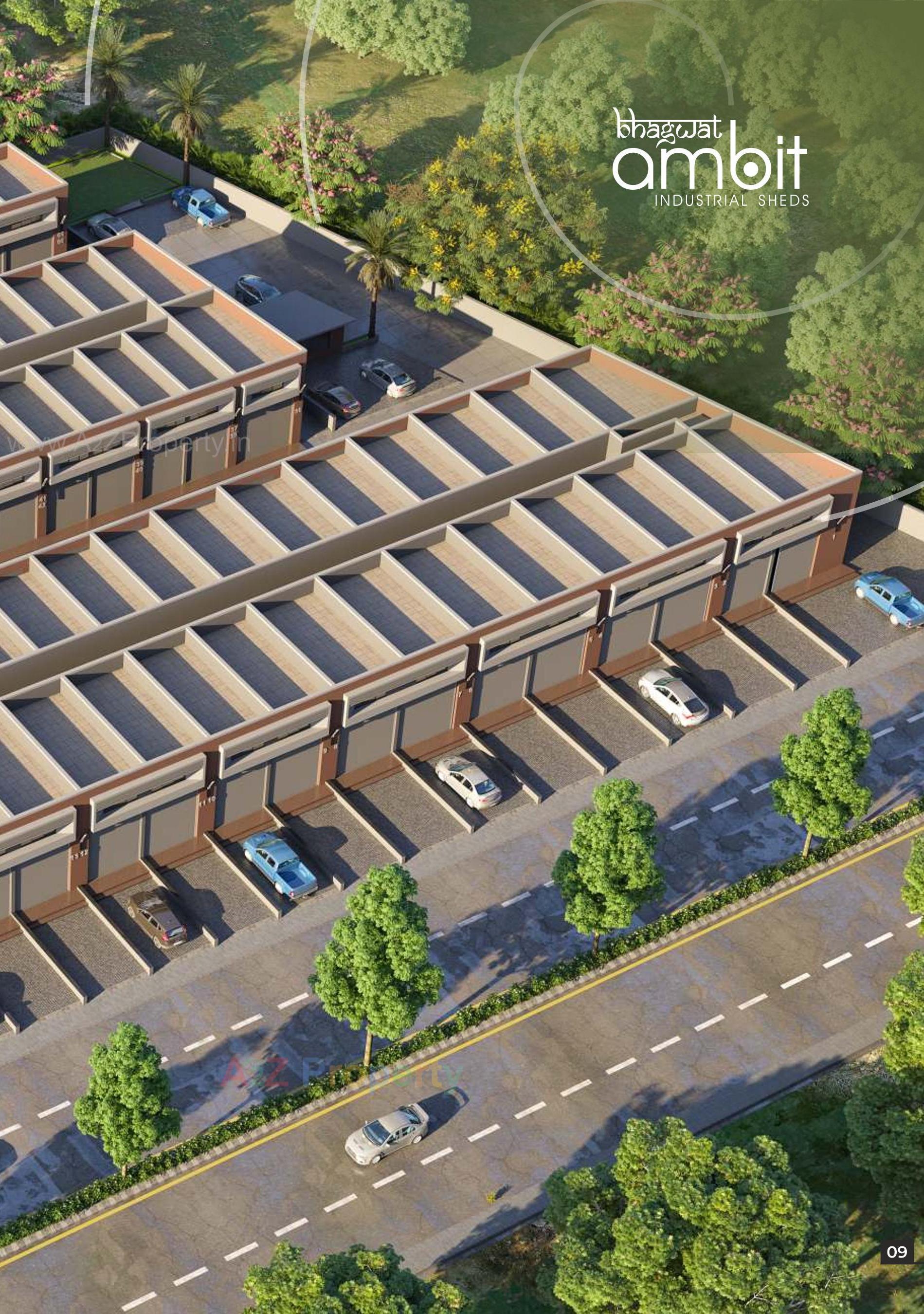 3D Elevation of real estate project Bhagwat Ambit located at Kathwada, Ahmedabad, Gujarat