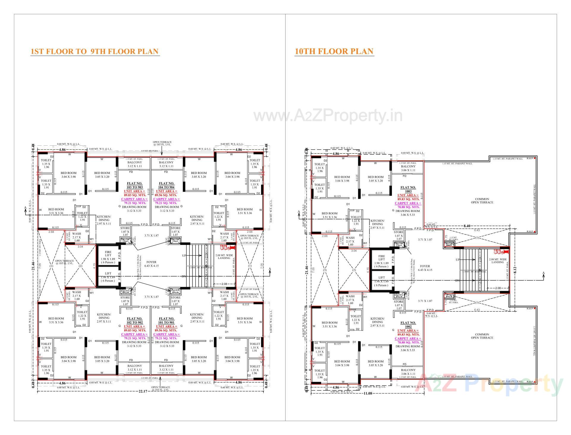 Layout of real estate project Bhaktikunj Heritage located at Nikol, Ahmedabad, Gujarat