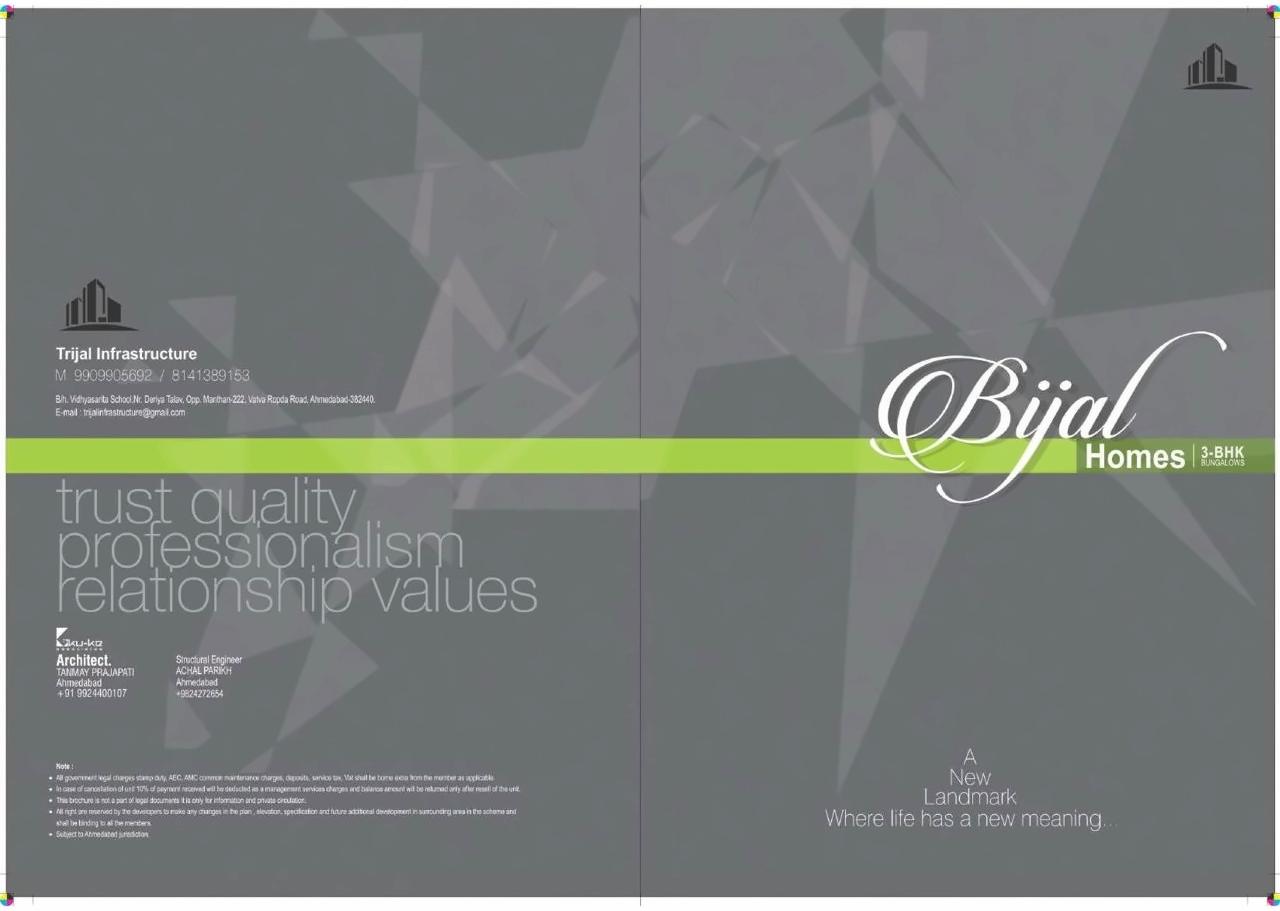  of real estate project Bijal Homes located at Vatva, Ahmedabad, Gujarat