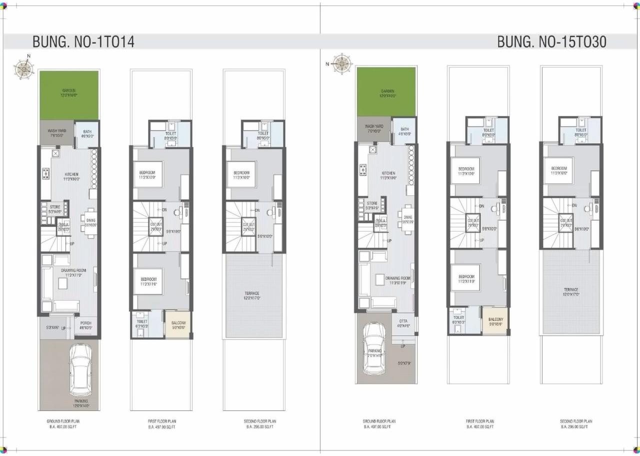 Layout of real estate project Bijal Homes located at Vatva, Ahmedabad, Gujarat