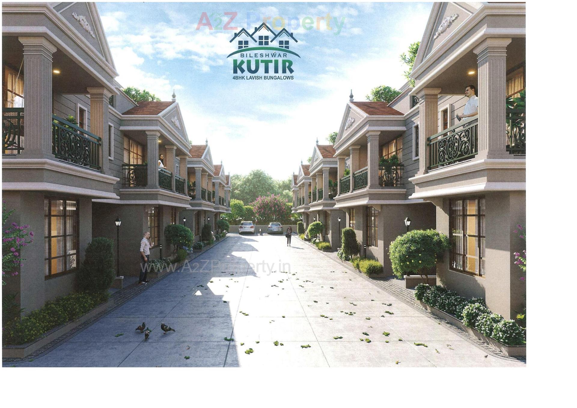 3D Elevation of real estate project Bileshwar Kutir located at Bareja, Ahmedabad, Gujarat