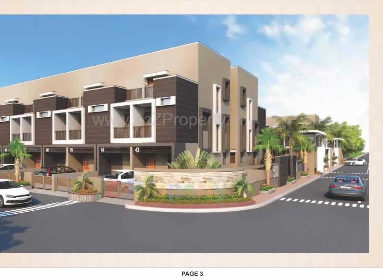 3D Elevation of real estate project Bileshwar Residency located at Bareja, Ahmedabad, Gujarat