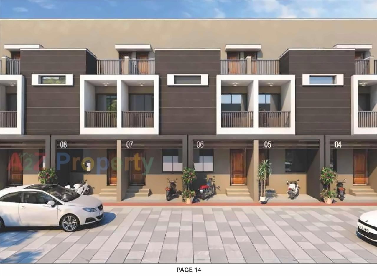 3D Elevation of real estate project Bileshwar Residency located at Bareja, Ahmedabad, Gujarat