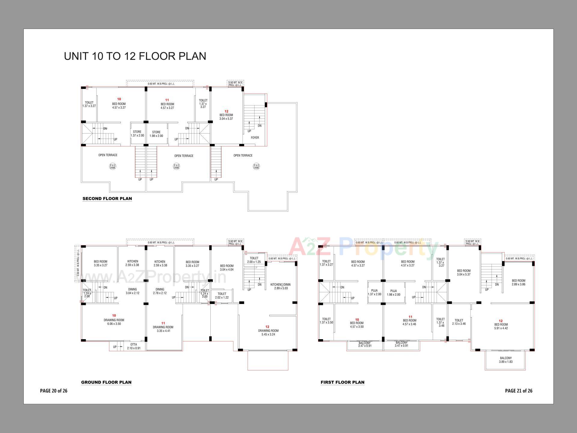 Layout of real estate project Bileshwar Villa   Heights located at Bareja, Ahmedabad, Gujarat