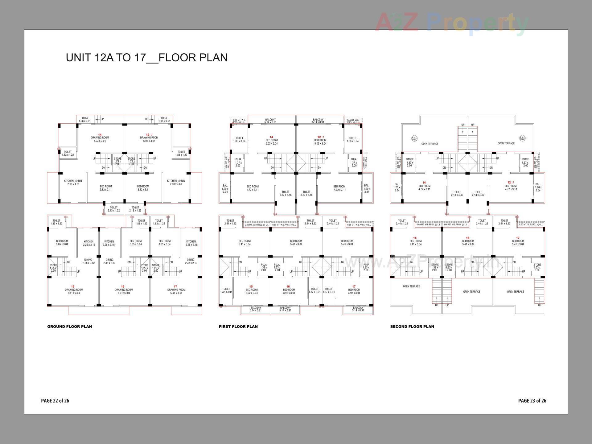 Layout of real estate project Bileshwar Villa   Heights located at Bareja, Ahmedabad, Gujarat