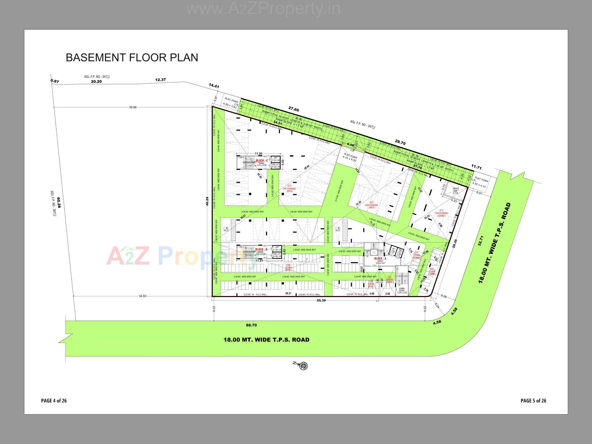 Layout of real estate project Bileshwar Villa   Heights located at Bareja, Ahmedabad, Gujarat