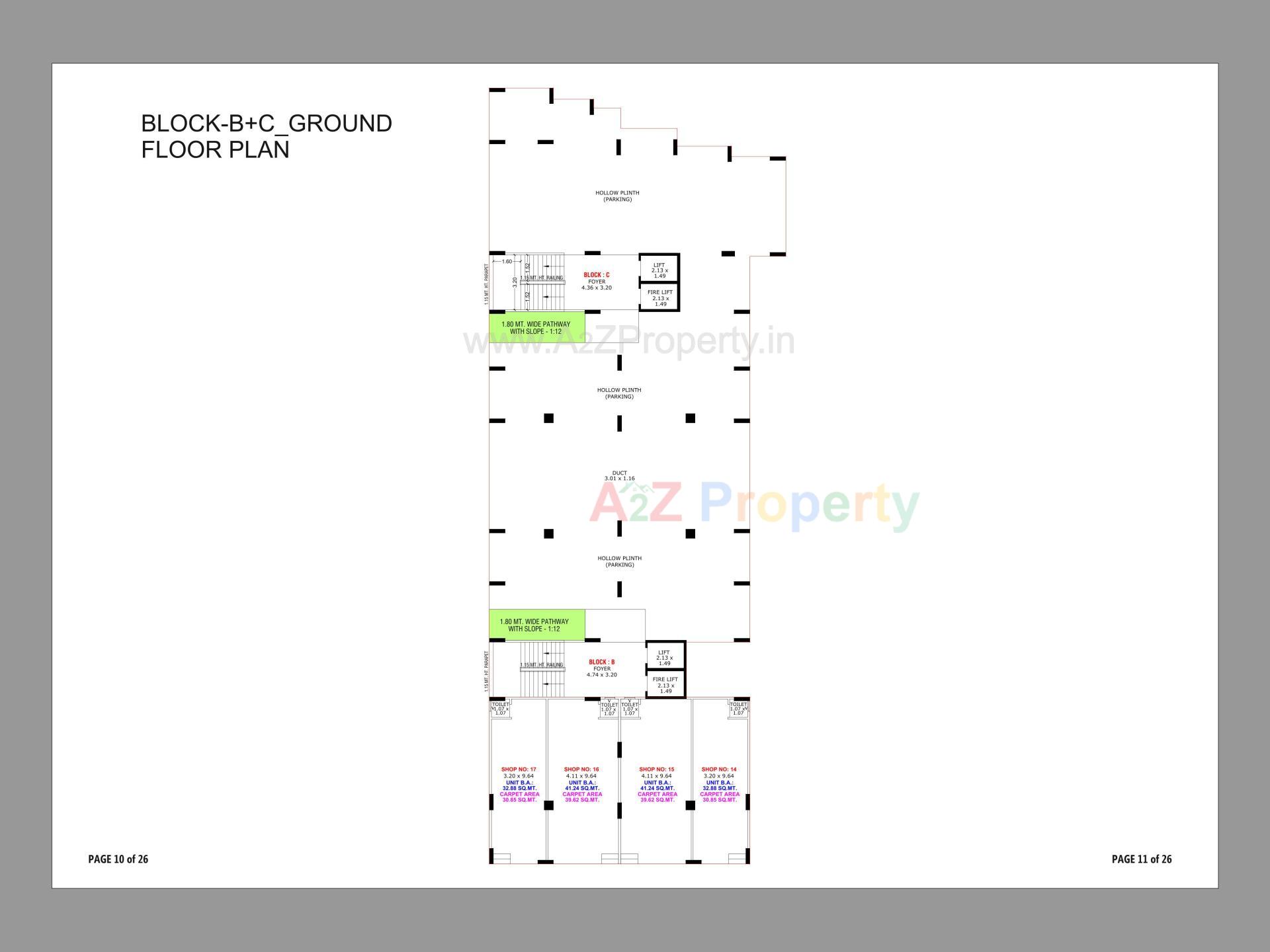 Layout of real estate project Bileshwar Villa   Heights located at Bareja, Ahmedabad, Gujarat