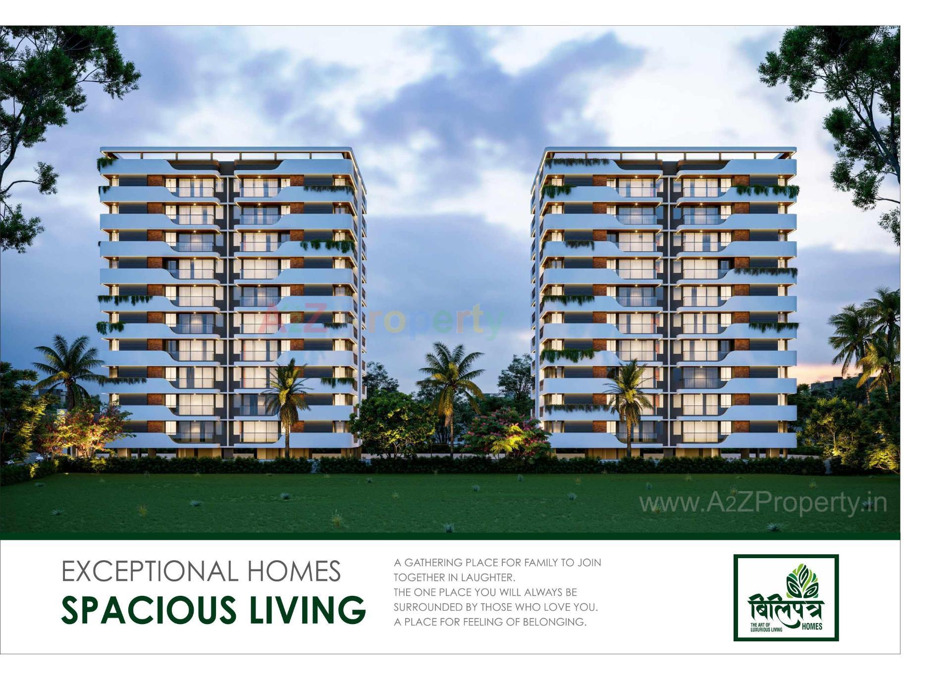 3D Elevation of real estate project Bilipatra Homes located at Nikol, Ahmedabad, Gujarat